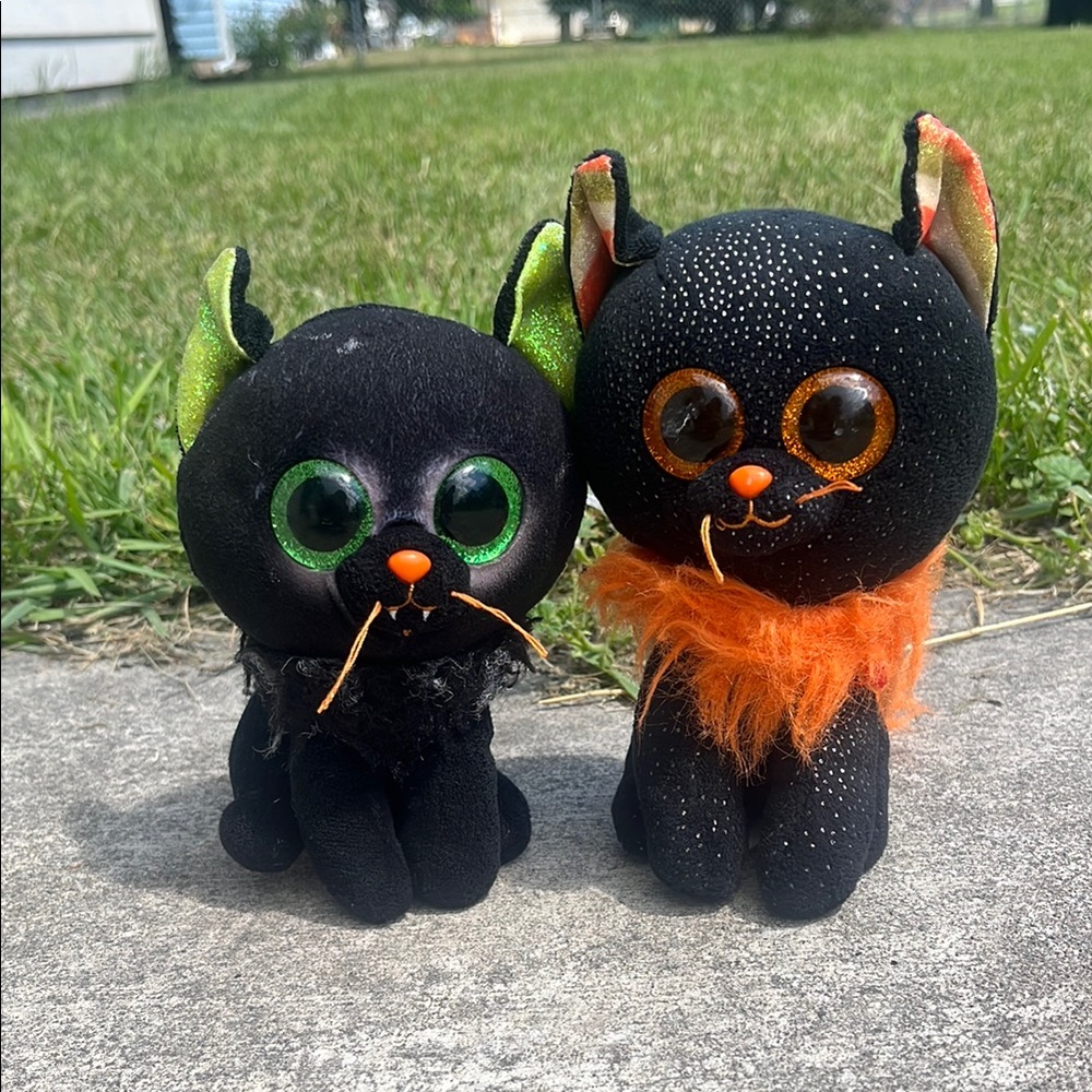 TY beanie boo cat bundle